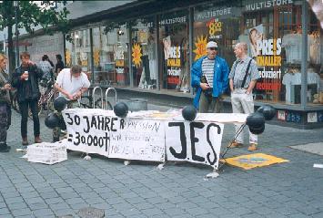 Infosstand der JES Bielefeld